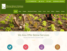 Tablet Screenshot of chennaigreencommune.org